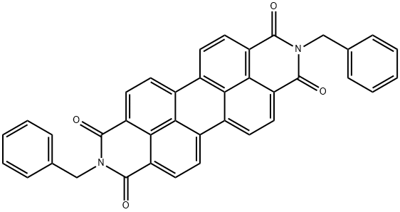 N,N'-DIBENZYL-PERYLENE-TETRACARBONIC ACID, DIAMIDE Structure