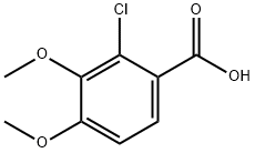 2-CHLORO-3,4-DIMETHOXYBENZOIC ACID Structure