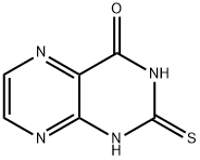 4-HYDROXY-2-MERCAPTOPTERIDINE, 52023-48-0, 结构式