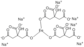 FERRIC SODIUM CITRATE 结构式