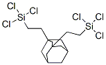 (アダマンタン-1,3-ジイルビスエチレン)ビス(トリクロロシラン) 化学構造式