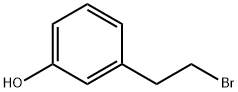 3-(2-ブロモエチル)フェノール 化学構造式