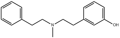 3-[2-[Methyl(2-phenylethyl)amino]ethyl]phenol 结构式