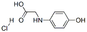 (R)-α-アミノ-4-ヒドロキシベンゼン酢酸・塩酸塩 化学構造式