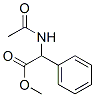 α-(アセチルアミノ)ベンゼン酢酸メチル 化学構造式