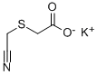 Potassium [(cyanomethyl)thio]acetate Struktur