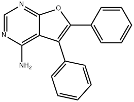 5,6-DIPHENYLFURO[2,3-D]PYRIMIDIN-4-AMINE Structure