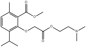 (6-Isopropyl-2-methoxycarbonyl-3-methylphenoxy)acetic acid 2-(dimethylamino)ethyl ester|