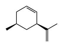 [1S,3S,(+)]-1-Methyl-3-isopropenyl-4-cyclohexene, 5208-51-5, 结构式