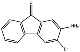 2-氨基-3-溴-9-芴酮, 52086-09-6, 结构式
