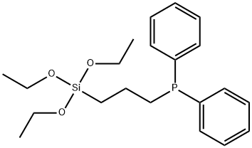 二苯基[3-(三乙氧基甲硅烷基)丙基]膦,52090-23-0,结构式