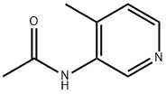 N-(4-甲基吡啶-3-基)乙酰胺,52090-68-3,结构式