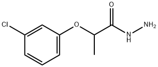 2-(3-氯苯氧基)丙烷肼 结构式
