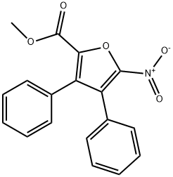 methyl 5-nitro-3,4-diphenylfuran-2-carboxylate Structure