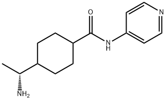 Cyclohexanecarboxamide, 4-[(1R)-1-aminoethyl]-N-4-pyridinyl- (9CI) Struktur