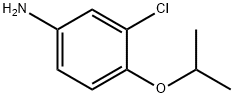 (3-クロロ-4-イソプロポキシフェニル)アミン 化学構造式