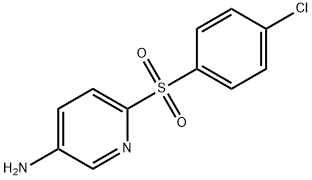 6-[(4-Chlorophenyl)sulphonyl]pyridin-3-amine, 1-[(5-Aminopyridin-2-yl)sulphonyl]-4-chlorobenzene,52117-91-6,结构式