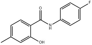 Benzamide, N-(4-fluorophenyl)-2-hydroxy-4-methyl- (9CI),521272-14-0,结构式