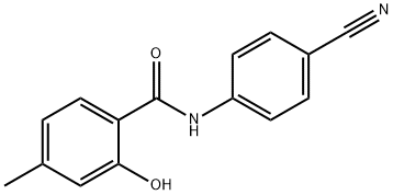 Benzamide, N-(4-cyanophenyl)-2-hydroxy-4-methyl- (9CI) Structure