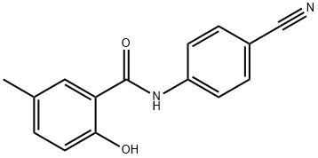 Benzamide, N-(4-cyanophenyl)-2-hydroxy-5-methyl- (9CI),521272-41-3,结构式