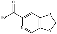2H-[1,3]二氧杂环[4,5-C]吡啶-6-羧酸,521278-13-7,结构式