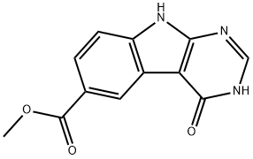 4-Hydroxy-9H-1,3,9-triaza-fluorene-6-carboxylic acid Methyl ester 结构式