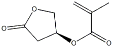 2-Propenoicacid,2-methyl-,(3S)-tetrahydro-5-oxo-3-furanylester(9CI) 化学構造式