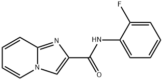 Imidazo[1,2-a]pyridine-2-carboxamide, N-(2-fluorophenyl)- (9CI) 化学構造式