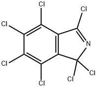 1,3,3,4,5,6,7-Heptachloro-3H-isoindole Struktur