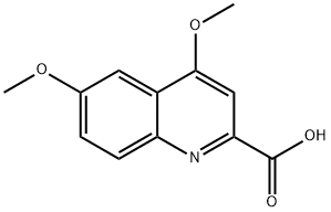 4,6-Dimethoxyquinoline-2-carboxylic acid Struktur