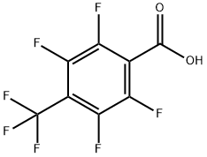 全氟-4-甲基苯甲酸,5216-22-8,结构式