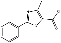 4-METHYL-2-PHENYL-1,3-OXAZOLE-5-CARBONYL CHLORIDE Structure