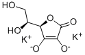 L-抗坏血酸-2-硫酸二钾,52174-99-9,结构式