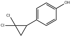 P-(2,2-DICHLOROCYCLOPROPYL)PHENOL Struktur
