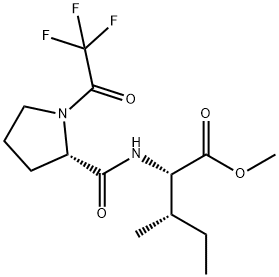 N-[1-(Trifluoroacetyl)-L-prolyl]-L-isoleucine methyl ester,52183-94-5,结构式