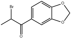 2-Bromo-3',4'-(methylenedioxy)propiophenone Struktur