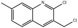 2-氯-3-(氯甲基)-7-甲基喹啉,521915-96-8,结构式