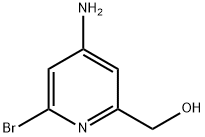 (6-amino-4-bromopyridin-2-yl)methanol Structure