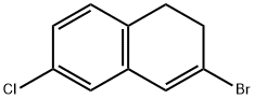 3-BROMO-6-CHLORO-1,2-DIHYDRONAPHTHALENE Structure