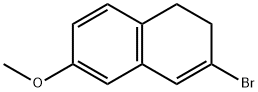 3-BROMO-6-METHOXY-1,2-DIHYDRONAPHTHALENE Structure