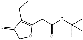 2-Furanaceticacid,3-ethyl-4,5-dihydro-4-oxo-,1,1-dimethylethylester(9CI),521974-07-2,结构式