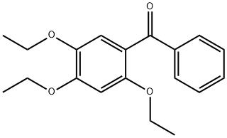 2,4,5-トリエトキシベンゾフェノン 化学構造式