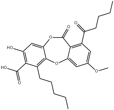 LOBARIC ACID,522-53-2,结构式