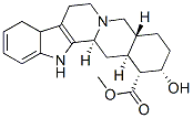 (20α)-17α-ヒドロキシヨヒンバン-16α-カルボン酸メチル 化学構造式