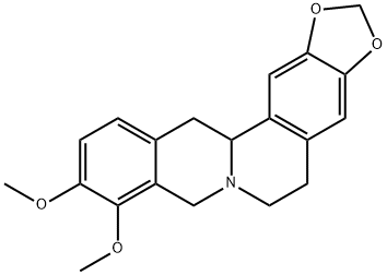 テトラヒドロベルベリン 化学構造式