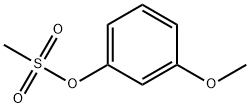 3-Methoxyphenyl methanesulfonate Structure