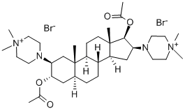 Pipecuronium bromide Struktur