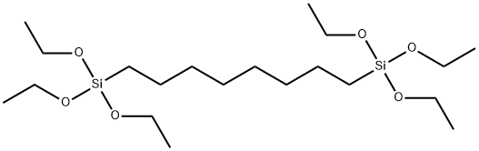 1,8-二(三乙氧基硅烷基)辛烷, 52217-60-4, 结构式