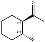 反式-1-(2-甲基环己基)乙烷-1-酮 结构式