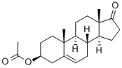 DEHYDROANDROSTERONE ACETATE 化学構造式